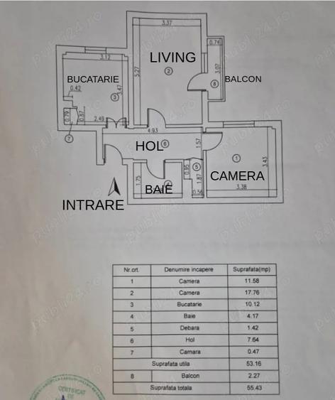 2 camere decomandat, 56 mp, etaj 3, Drumul Taberei Favorit, Particular - 9