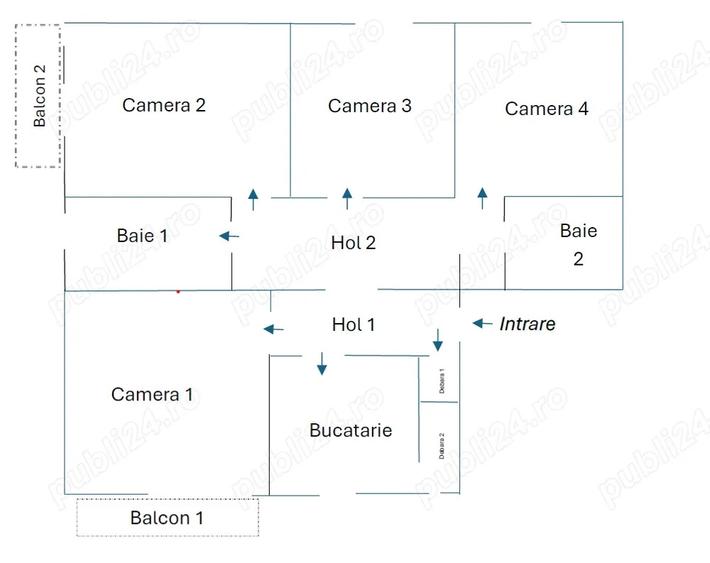Ocazie unica, apartament spatios cu 4 camere la pret atractiv Ocazie unica, apartament spatios cu 4 camere la pret atractiv