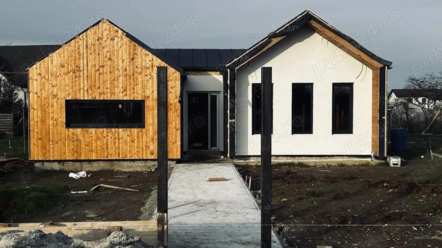 Casa moderna stil scandinav, 3 dormitoare, teren 513 mp Aduna?ii Copaceni | 115.000 - 10