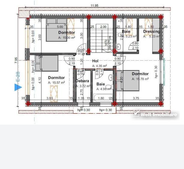 PF vand casa individuala semifinisata - 4