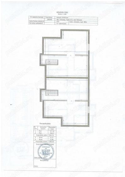 Domnesti- Clinceni - str.Fortului, duplex, P+ET+POD locuibil. - 2