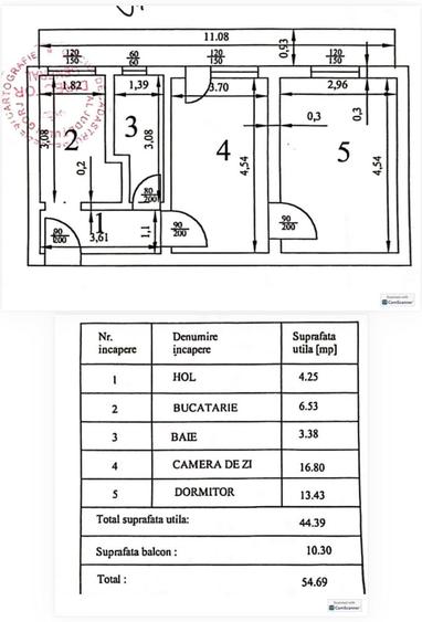 De vanzare apartament 2 camere - 3