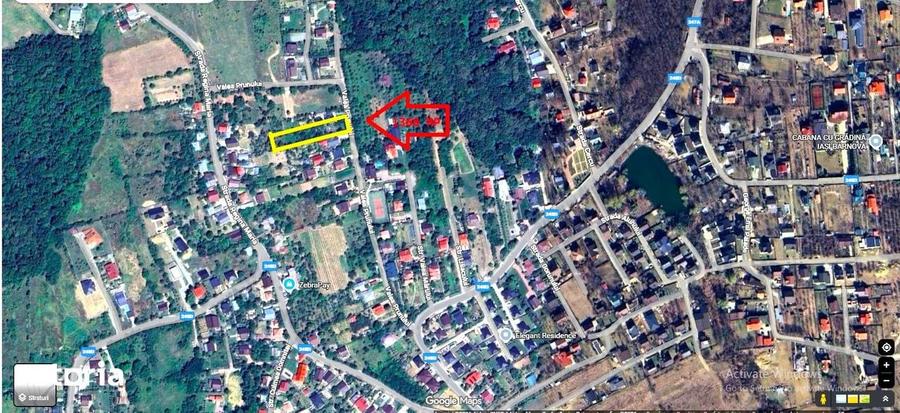 Teren 1363 mp, Intravilan cu utilitati in zona Bucium/Barnova - 2