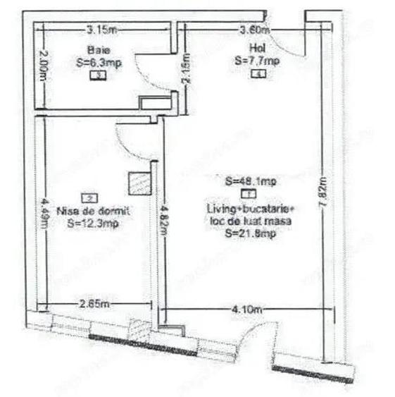 Apartament 2 camere, 48 mp, bloc nou, zona Corneliu Coposu - 1