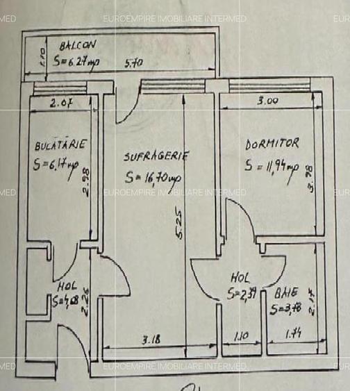 Apartament de vanzare in Constanta, Abator - 2 camere, 48 mp - 1