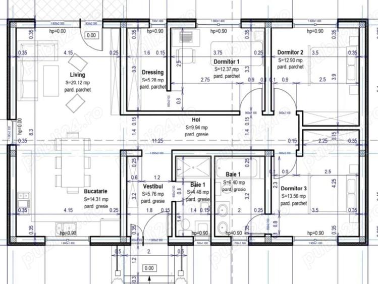 Casa noua, individuala, 4 camere, 2 bai, cartier Izvor (intabulata)! - 3