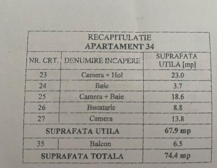 Tatarasi- Kaufland-3 Camere 74mp-bloc nou-intabulat - 8