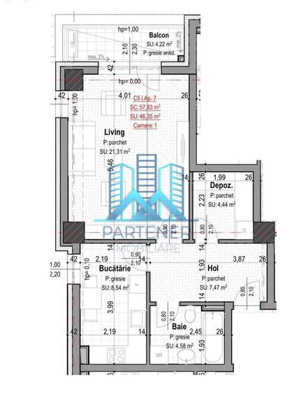 Apartament 1 camera Copou,finalizat, decomandat 51 mp+parcare suberana - 6