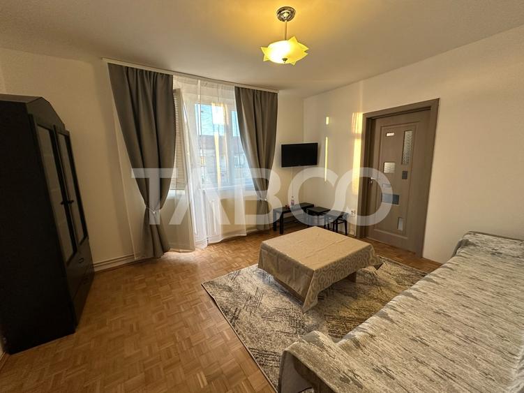 Apartament cu 2 camere nedecomandat, mobilat în Mihai Viteazul