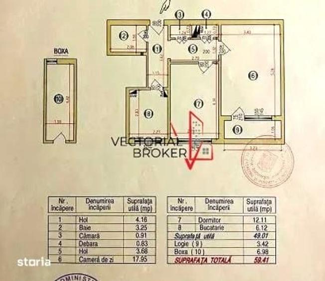 Apartament cu 2 camere decomandat în Sălăjan
