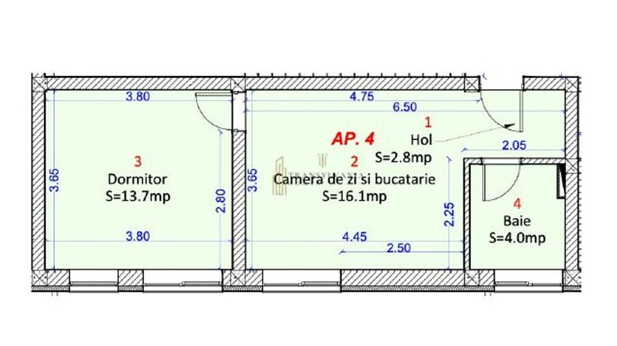 Apartament tip Studio, Zona Shopping City - 1