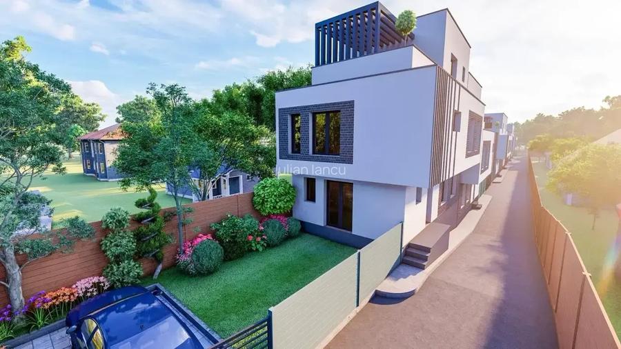 Ansamblu Rezidențial Modern cu Curte de 60 mp în Zona Trapezului.