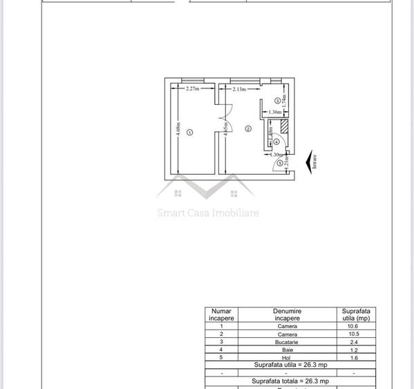 Apartament 2 camere Tatarasi-Ciurchi - 1