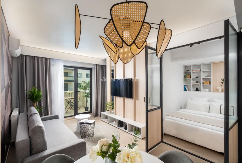 Cortina North Studio Transformat în 2 Camere Design Premium, Parcare -1 inclusa