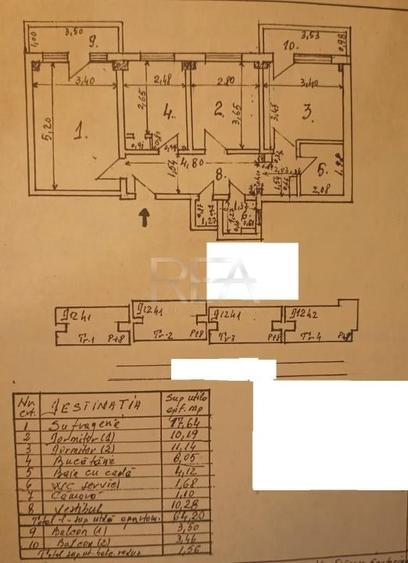3 camere Tineretului decomandat, et. 6, an 1986, metrou, 64 mp - 12