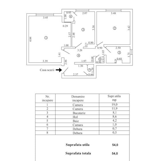 Apartament spatios la parter in Port - 5