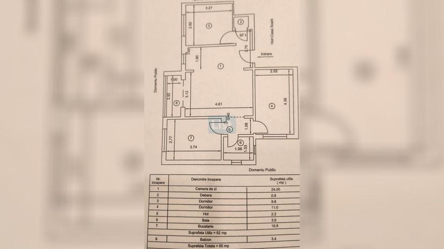 Apartament 3 cam | et. 2 | gata de mutare - 8