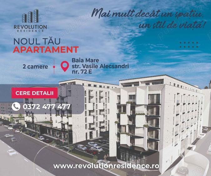 NEW! Apartamente 2 camere - Vasile Alecsandri 72E, Baia Mare - 1