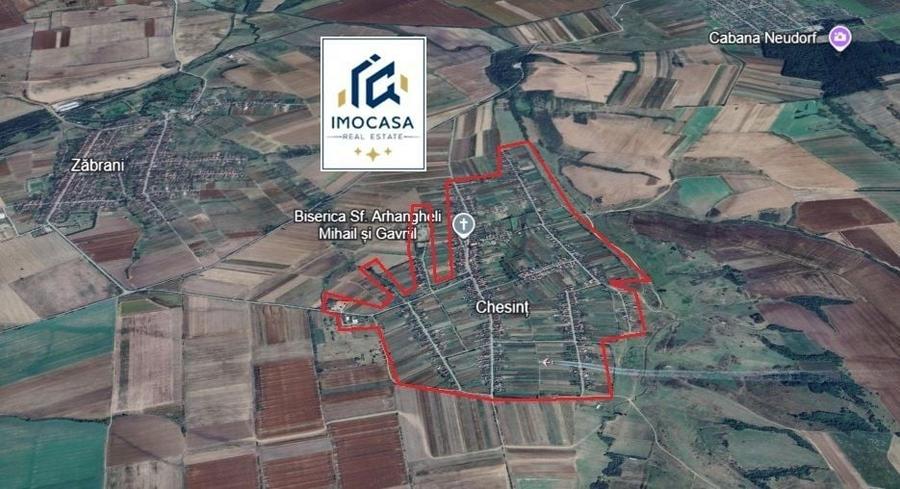 Vanzare Teren Extrav. divizate Arabil, Pășune Chesint, Zabrani48.86ha - 1