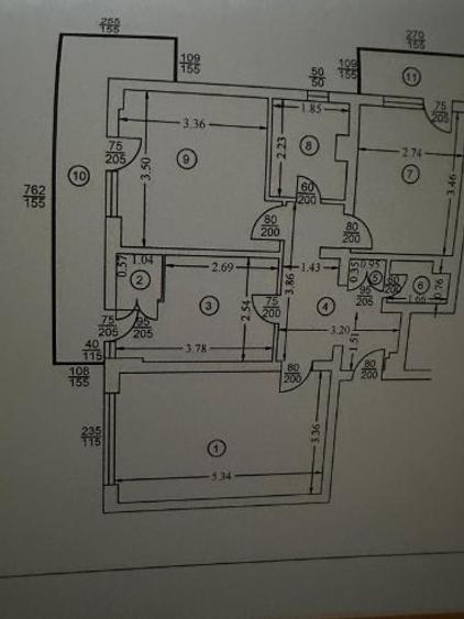 Apartament cu 3 camere decomandat în B-dul București - 1