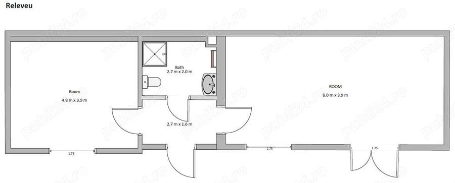 Spatiu comercial birouri servicii de inchiriat zona Piata Decebal - 3