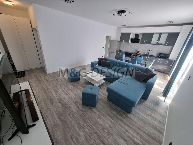 Apartament cu 2 camere semidecomandat, mobilat în Ghiroda