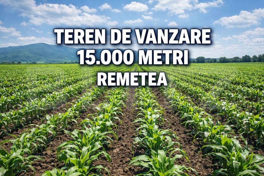 Teren agricol extravilan de 15000 mp, în Remetea Mare