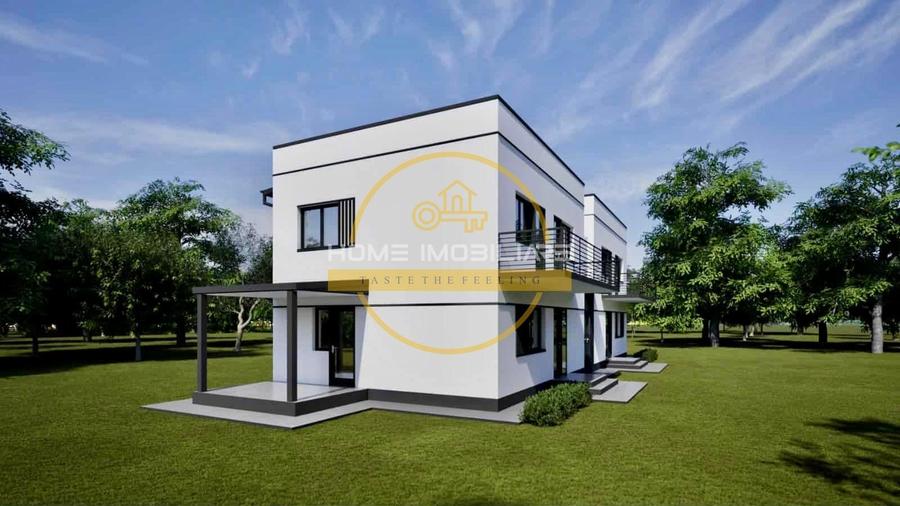Duplex fără perete comun | 4 camere | 100 mp utili | 300 mp teren | Lunca Cetățu - 1