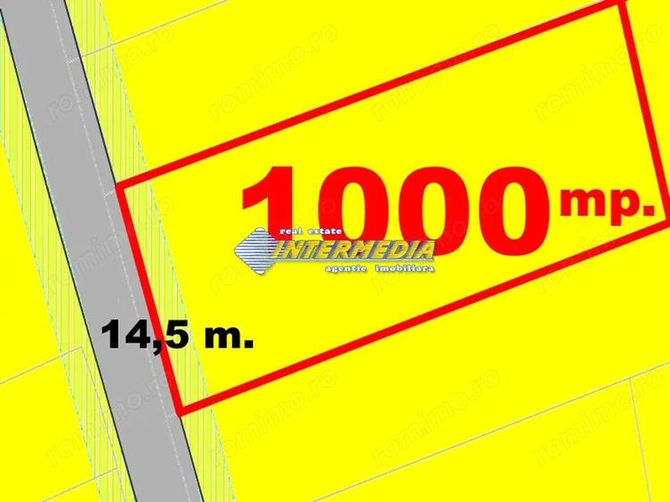 Teren intravilan de vanzare 1000 mp Alba-Micesti cu toata utilitati - 1