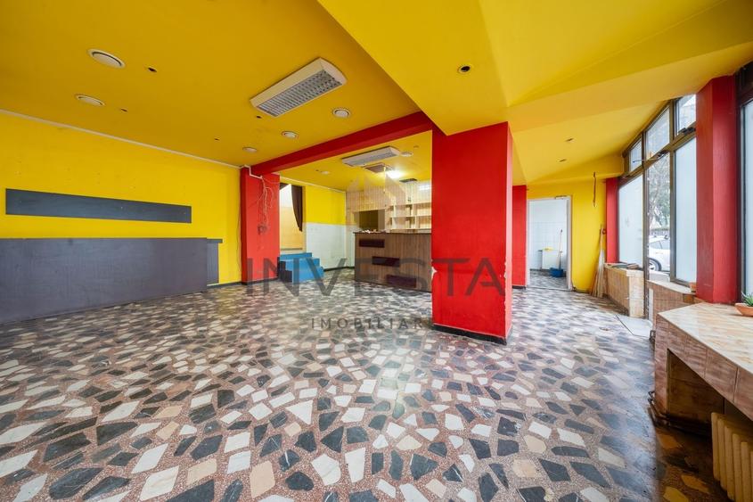 Spatiu comercial de inchiriat -  compartimentat - 125 mp – Manastur - 1