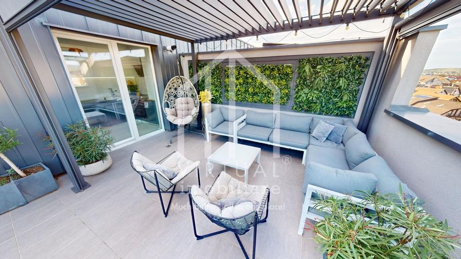 Penthouse de vanzare in Sibiu cu 3 camere 84 mp utili, terasa 52mp - 22