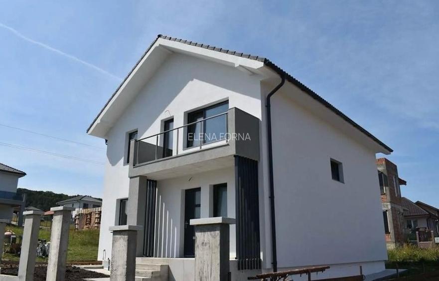 Casă nouă P+E, Chinteni, teren 700 mp – semifinisată interior, finisată exterior