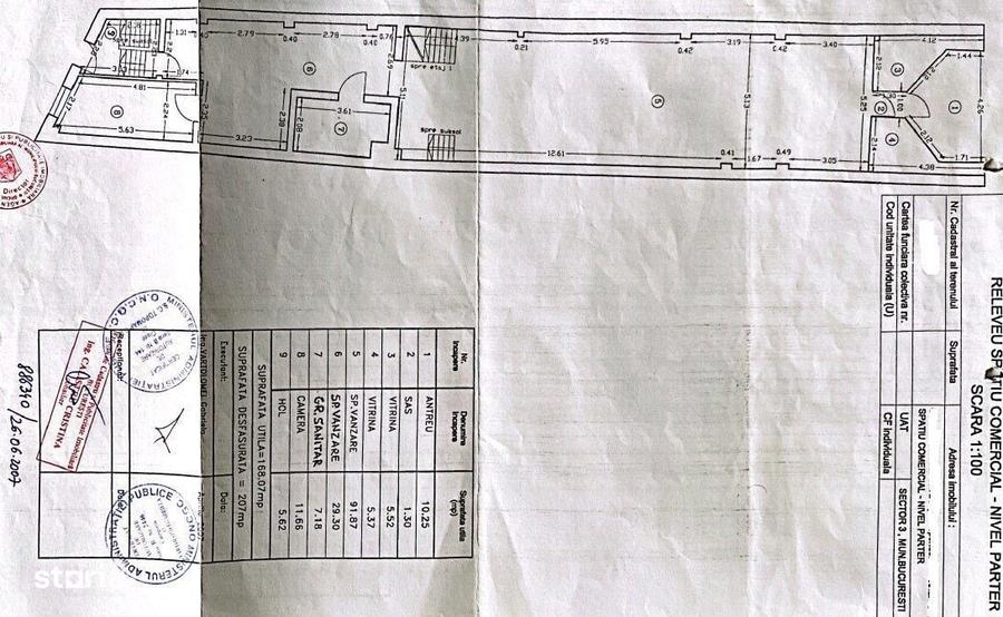 Spațiu comercial, de 1,000 mp, în Centrul Istoric