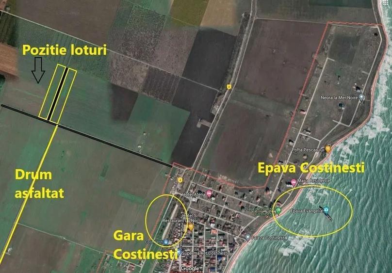Teren intravilan de vanzare -812mp-zona Nibiru/Beach Please,Costinesti - 1