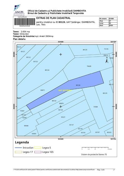 Teren intravilan arabil Teis - 5