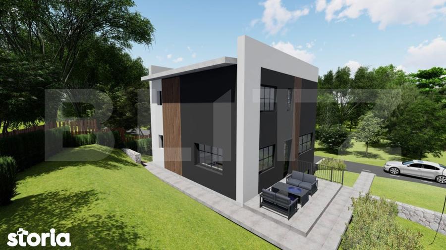 Teren 450mp cu AUTORIZATIE D+P+M -201 mp construiti, zona Sararie - 3