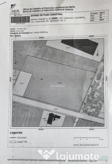 Teren intravilan pretabil parc fotovoltaic 43000mp - 2