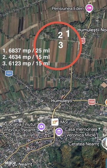 Targu Neam? - Str. Valea Seaca: Teren intravilan, asfalt, utilita?i - 3