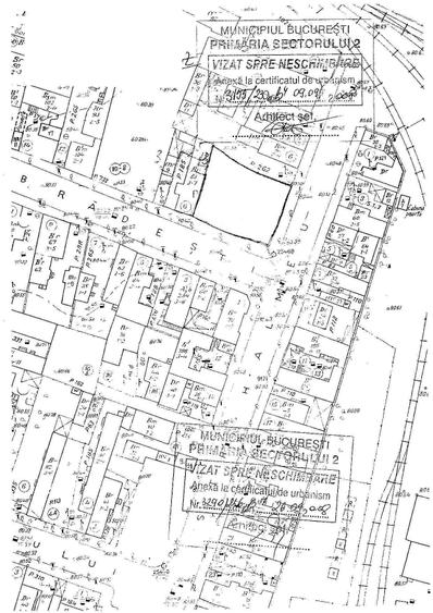 Teren 327m2 pe str. Bradesti 2-4 (anga Lizeanu , sector 2) Cu autorizatie P+3+4 retras , Gata sa incepi lucrul. - 6