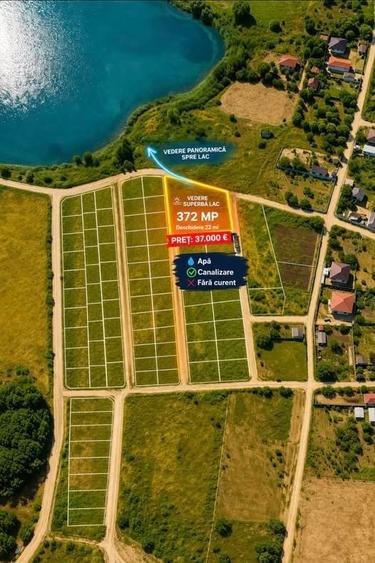 UPER OFERTĂ – TEREN INTRAVILAN CORBU, VEDERE LAC! - 1