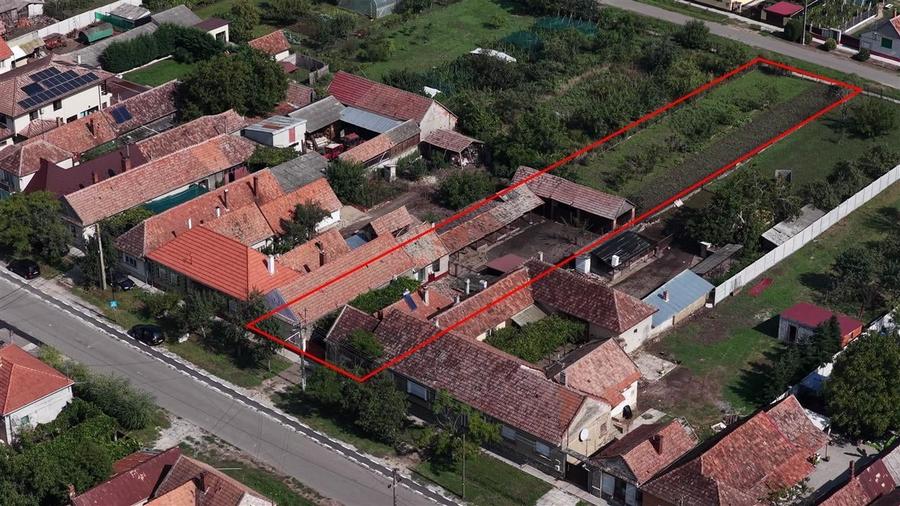 Teren mare cu 2 case si front la 2 strazi in Tamaseu - 48