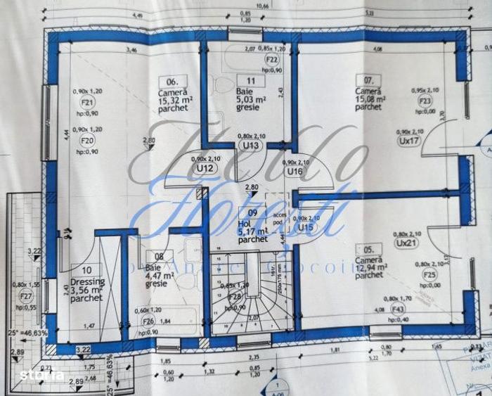 Casa individuala 120mp utili, 465mp teren 4 camere, 3 bai,2 parcari De - 1