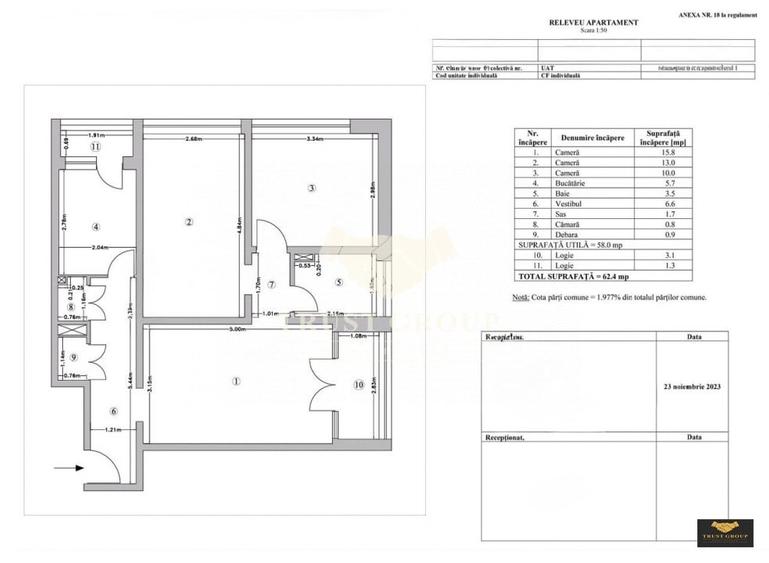 Apartament 3 camere - Beller | renovat complet - 16