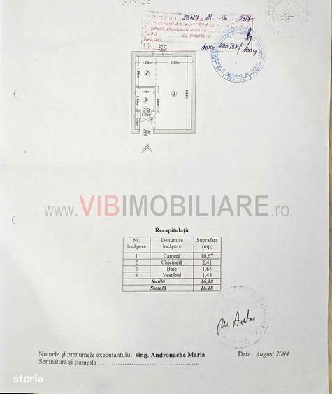 Garsoniera Pantelimon - 1/4 - mobilat si utilat- comision 0 - 2