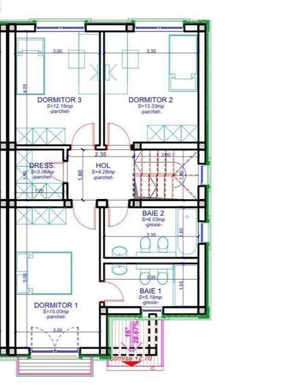 COMISION 0! 4 dormitoare, 3 bai. Toate utilitatile. Finisaje premium. - 24