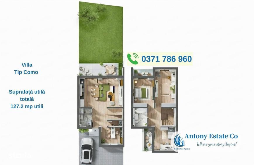 PRIMA VILLA Case noi - pret dezvoltator, Nufarul - 2