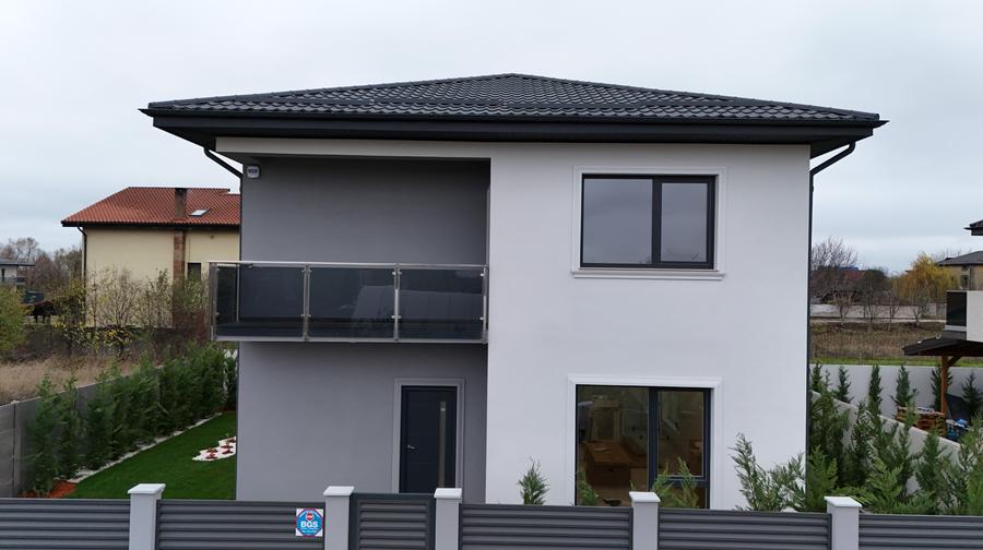 Casă nouă de vânzare individuală , Berceni Ilfov – 5 camere, 3 băi, teren 400 - 2