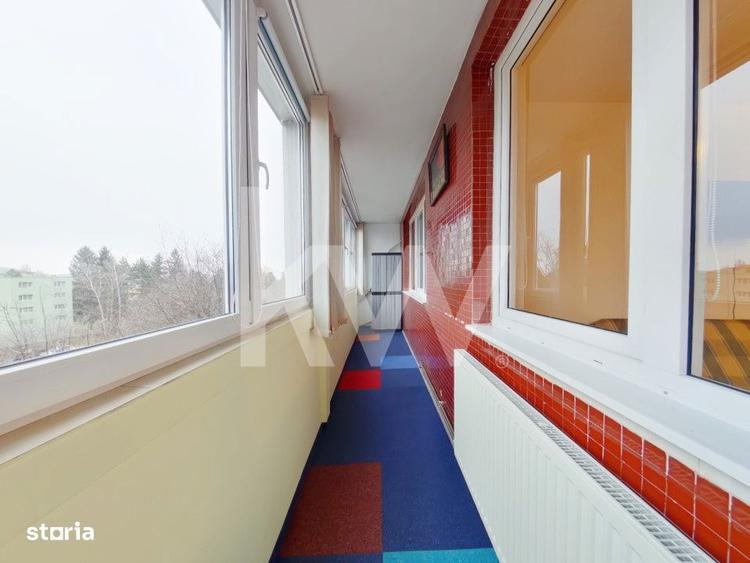 Inchiriere apartament 2 camere, mobilat si utilat + balcon de 11mp - z - 12