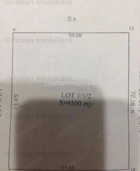 Teren intravilan Minerva Suprafata 4500 mp cu 59m deschidere Teren intravilan Minerva Suprafata 4500 mp cu 59m deschidere