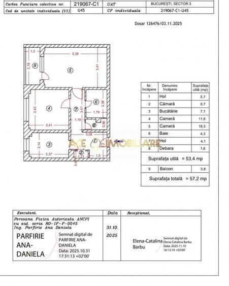 2 Camere | 1 Decembrie 1918 | Proximitate Metrou | Loc de parcare - 9